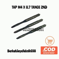 YG MESIN Tap hand tap tap machine m4x0.7 tanoi model Po straight pointed 2nd