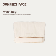 Sunnies Face Wash Bag [กระเป๋าเอนกประสงค์] (Custard)
