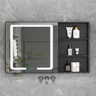 Bathroom Mirror Cabinet Toilet Hanging Mirror Dressing Storage With Shelf Vanity Cabinet