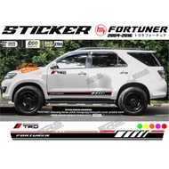 TOYOTA FORTUNER Sticker accessories old fortunerTOYOTA side body sticker fortunerTOYOTA 2012-2016