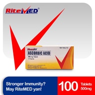 RiteMED Ascorbic Acid 500mg 100 Tablets (Vitamin C)