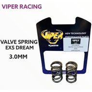 VIPER RACING VALVE SPRING EX5 DREAM CLASS WAVE 100 BONUS ( 3.0 X 38MM ) ESPADA ARATA CMS TAIKOM LEO 