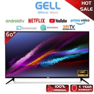 GELL Smart TV 50 inch LED TV With Android TV / WiFi / YouTube / MyTV