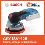 BOSCH GEX 18V-125 18V 125mm Professional Brushless Cordless Random Orbit Sander GEX18V125 GEX 18V 12