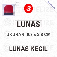 Stempel Lunas Kecil Praktis Bisa Pilih Warna Tinta