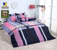 TOTO  TT ผ้าปูที่นอน + ผ้านวม หนา 60x80 / 90x97  3.5 , 5 , 6 ฟุต  TT 662 โตโต้ bed