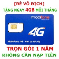 Sim 4G Mobifone trọn gói 1 năm không nạp tiền MDT250A / MDT350 Sim 4G mobifone FREESHIP - CHƯA KÍCH 
