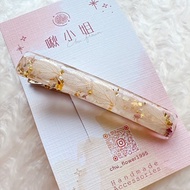 美美噠繡球花浪漫邊夾/永生花髮夾