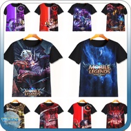 Mobile Legends Game 3D Mobile Legends Bang Bang Kids T-Shirt Children's Clothes Ages 1-12 Years | WA