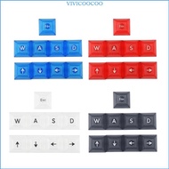 VIVI Translucent Keycaps WASD Direction ESC for MX Switch Mechanical Keyboard 9 Keys
