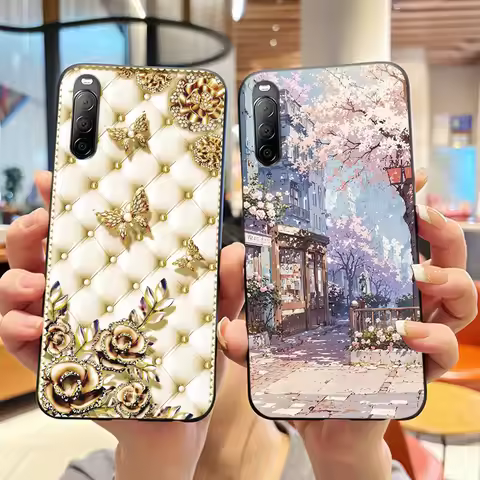 Black Case For Sony Xperia 10 II Luxury Fashion Anti-scratch Shell For Sony Xperia 10 III/Xperia 10 