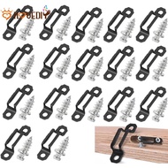 Woodworking Metal Cupboard Hinge Assembly Furniture Bracket / Home Cabinet Closet Invisible Screw Fastener / Recessed Screw Fastener / 2 In1 Invisible Cabinet Connectors /
