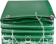Green Tarpaulin Sheet 3mx5m PVC Waterproof Heavy Duty 450g/m² Tarps, Multipurpose Small Tarpaulin Co