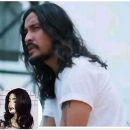 Juraganwig MEN'S WIG BLACK LONG GONDRONG MEN'S WIG HAIR/ MEN'S CURLY WIG/