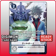Digimon Card BT9-092 R Cool Boy | 2025 Evolution Cup Season 1 | Japanese TCG