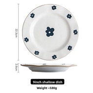 SHELI | Japanese Style Ceramic Dinner Plate 6 Inches