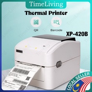 Thermal Printer A6 thermal sticker Bluetooth USB Xprinter 460B 420B Air Waybill Printer Barcode Label  XP01