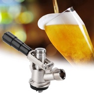 Keg Coupler S Type เครื่องจ่ายเบียร์สดพร้อมวาล์วระบายแรงดันเพื่อความปลอดภัย Home Brewing System