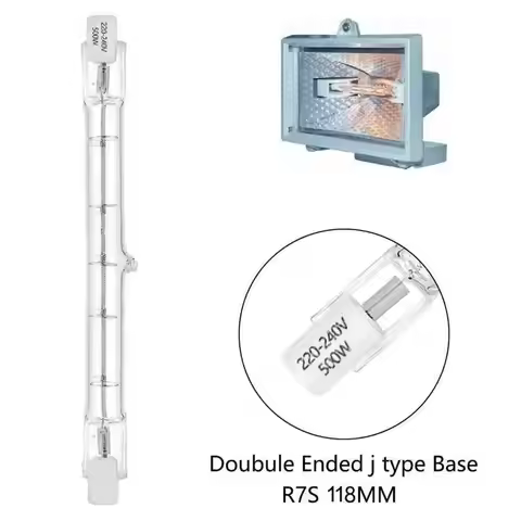 Dimmable R7s Halogen Lamps 1500w/1000w/500w/100w/60w Led Bulb 189mm 220v Strip Light Warm Linear Bri