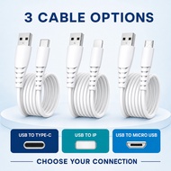 WAREHOUSE SALE 🔥 Charging USB Cable for Type-C Micro USB Ip 5 6 7 8 X 11 12 13 14
