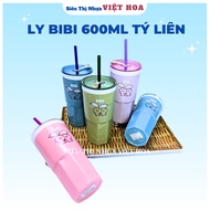[Hottrend] Bibi Cup 600ml, Bibi Insulated Cup 600ml Comes With Straw