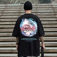 SHARK T-SHIRT JUMBO JAPANESE T-SHIRT DISTYRO OVERSIZE T-SHIRT MEN'S T-SHIRT BIG SIZE SML XL 2XL 3XL 
