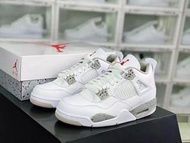 Nike Air Jordan 4喬丹4代籃球鞋｜顏色 白｜ 淺灰 ｜尺碼 40 40.5 41 42 42.5 43 44 44.5 45 46