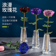 Anniversary Wedding Rose Creative Gift for Girlfriend Valentine's Day Crystal New Style Anniversary 