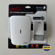 Minlite AG-666/AG-666+2B1P Self-Powered Wireless Doorbell /2in1 Doorbell