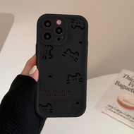 YX57 SILICONE CASING CUTE CAT FOR OPPO A57 A58 A60 A74 A78 A79 A83 F1S F11 PRO RENO 4F 5 5F 6 7 7Z 8