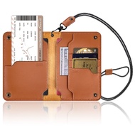 Sarung Pasport Dokumen Perjalanan Kulit Pemegang Pasport Pelindung Pasport Pelbagai Fungsian Sarung 