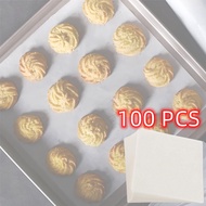 100pcs baking paper/Air Fryer Grease Proof Paper/Square Baking Paper/Baking Paper Non Stick/Parchmen