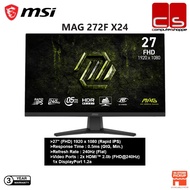 MSI MAG 272F X24 240Hz (1920 x 1080 (FHD) 0.5ms (GtG, Min.) HDR Ready Monitor