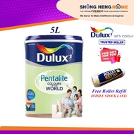5L Dulux Pentalite (Interior Paint) MATT FINISHING - WHITE ONLY