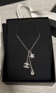 Chanel Pendant Necklace star and logo 星星cc logo頸鏈