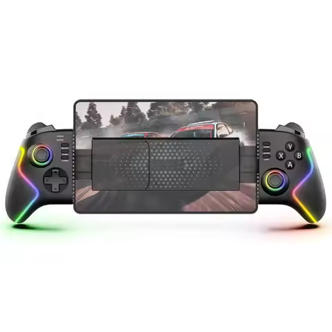 Ipega New Gaming Controller Wireless RGB Stretchable Gamepad Hall Joystick For iOS Android Switch Ta