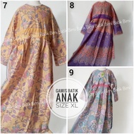 Pekalongan Batik Girls' Dress Size Xl Ages 9-10 Years