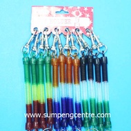 Hook keychains with phone cords no:084 (12 pieces)