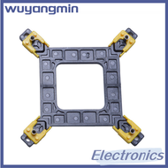 Wuyangmin ตัวยึดพัดลมพัดลมระบายความร้อน CPU Lga775/115X/1200/1366ฐานแบ็คเพลนอเนกประสงค์สำหรับ Intel