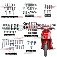 Mio Sporty Body Bolt Fullset/Bolt Yamaha Mio Sporty Mio Lama Complete Full Body