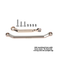 GPM BRASS TIGHT TOLERANCE STEERING FIX LINKS FOR AXIAL SCX30 FORD BRONCO SCX30 JEEP WRANGLER JLU RC 