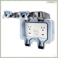 [dreamedge] Rainproof IP66 Waterproof Box  15A Charging Socket with  Switch US Plug