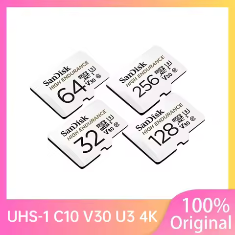SanDisk HIGH ENDURANCE Memory Card Micro SD 64GB 128GB Class 10 UHS-1 V30 U3 4K 256GB 512GB MicroSD 