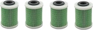 4Pcs Primary Fuel Filter Element Fuel Filter Compatible with Yama-ha 150 175 200 225 250 300 350 HP