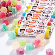 Sweet And Sour Fruit Flavor Bubble Gum Retro Childhood Snacks Small Sample Bucket Pack Chinese Candy