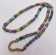 清代 藏傳珍寶 風化包漿《西藏彩色老琉璃珠》