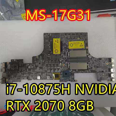 607-17G31-20SFor MSI Intel Core i7-10875H Nvidia RTX 2070 8GB Motherboard MS-17G31