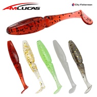 New T-tail boottail fish Dezhou fishing group special lure soft bait Bionic fake bait mandarin fish 