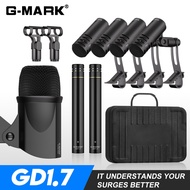 Drum Microphone Kit G-MARK GD1.7 Musical Instruments Mic For Band DJ Stage Instrumental Performance