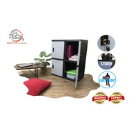 Earth 4 Tiers Water Proof with Plastic Locker with key lock/4-Level lock Locker with Various Functio